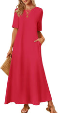 Stylish MEROKEETY Women's Casual Maxi Dress for Summer 2025