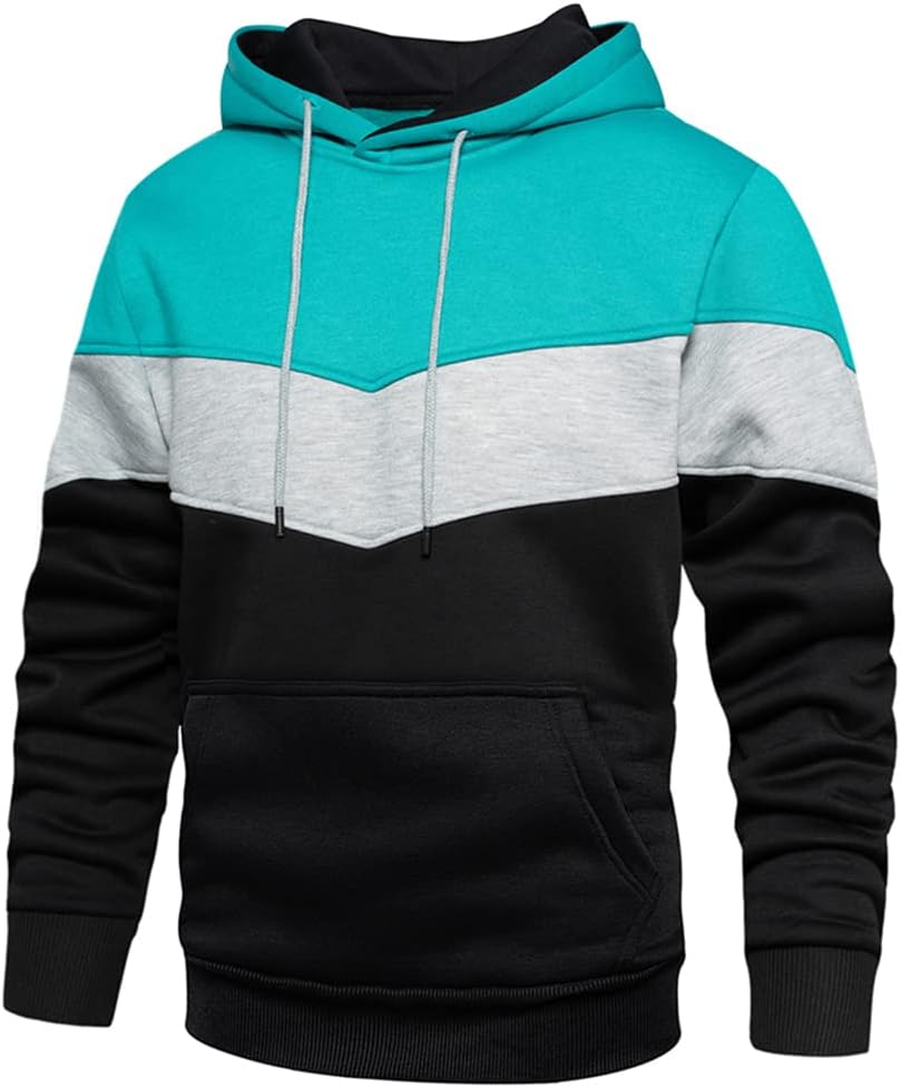 DUOFIER Men's Hoodie with Kangaroo Pocket