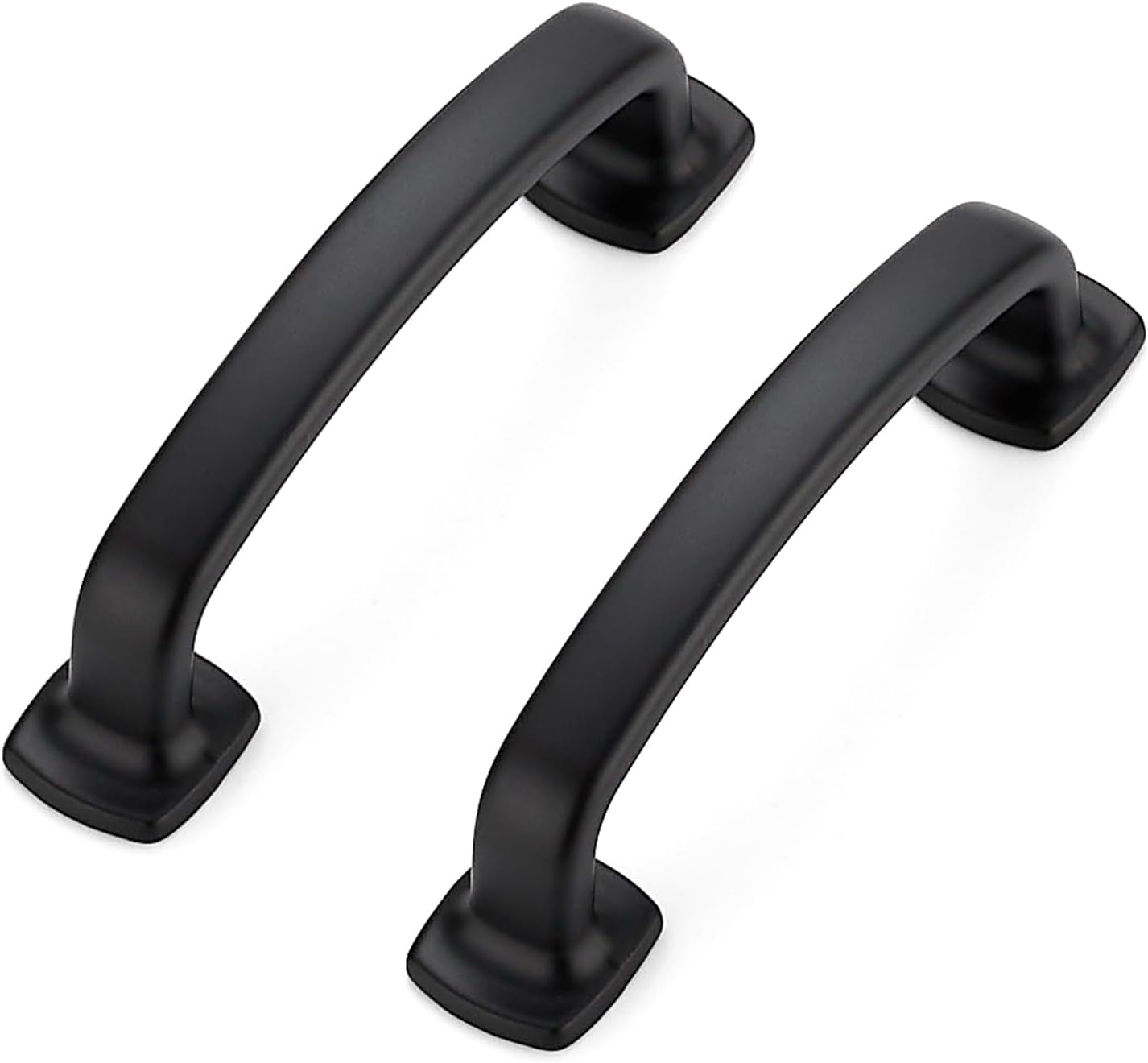 30 Pack Cabinet Handles - Sturdy Black Drawer Pulls for Home