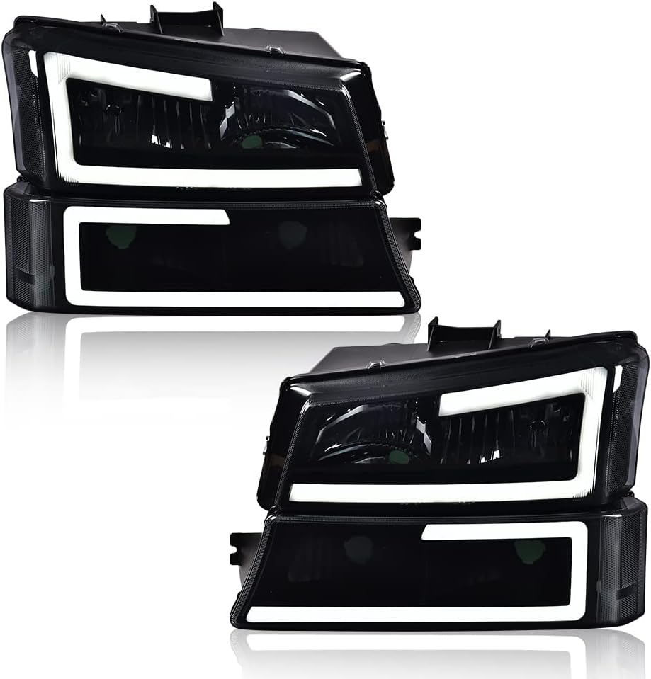 PIT66 LED Headlight Assembly for Chevy Silverado 03-06 Models