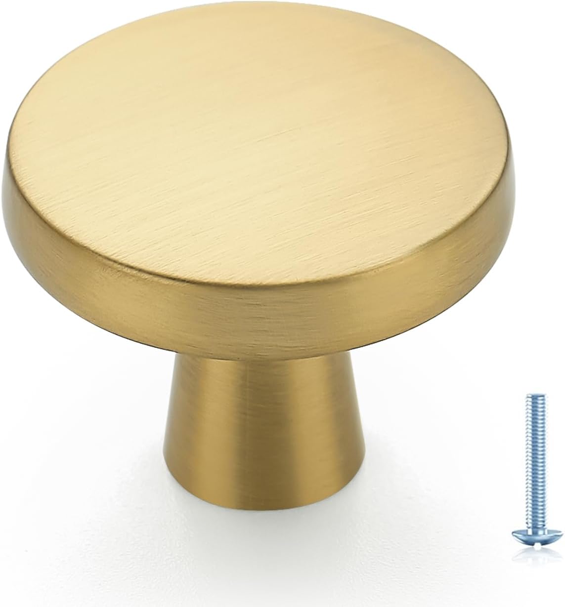 Ravinte 20 Pack Solid Single Hole Kitchen Round Cabinet Knobs