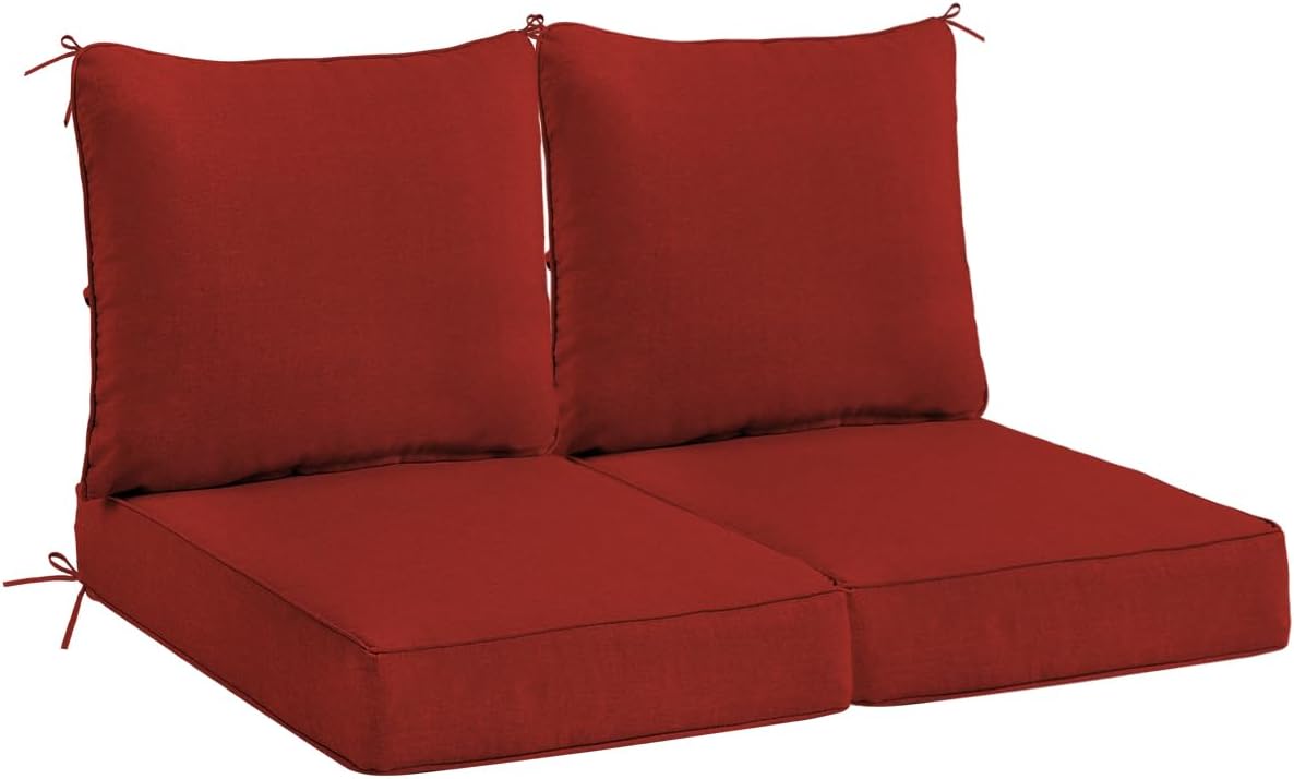 Sundale Outdoor Olefin Deep Seat Cushion Set for Patio Chairs