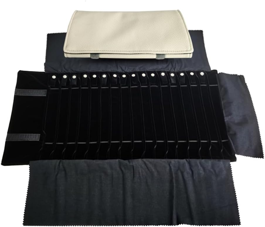 Portable Jewelry Roll Untangled by SCIKHEFT for Travel