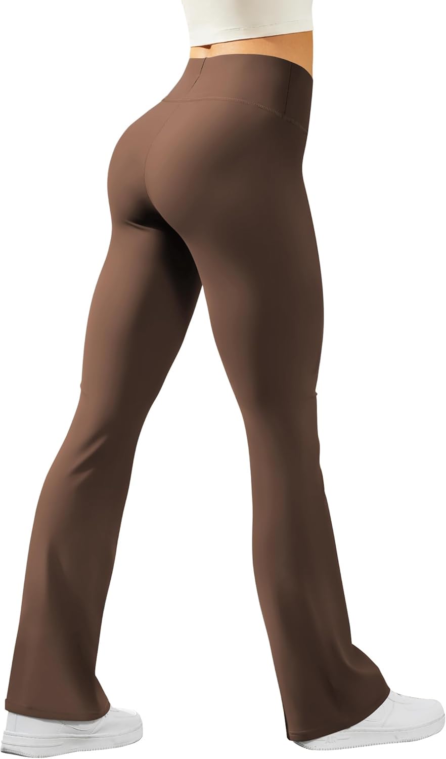 High Waisted Flare Yoga Pants - Tummy Control