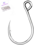 Inline Single Hooks 25Pcs Fishing Replacement Hooks - Strong Corrosion