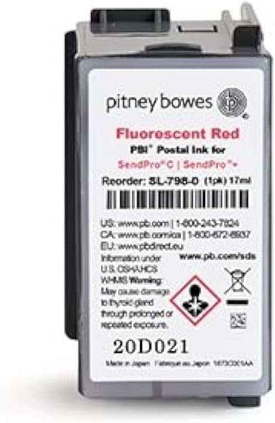 Pitney Bowes SL-798-0 Ink Cartridge for SendPro C and SendPro