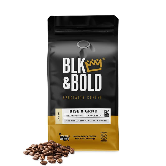 BLK & Bold Rise & GRND: Premium Medium Roast