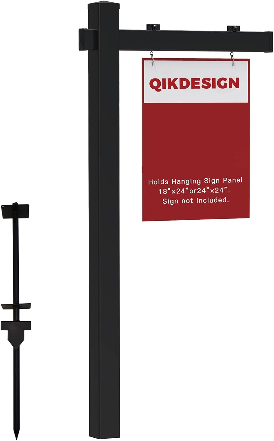 Vinyl PVC Real Estate Sign Post with Flat Cap for Yard Signs