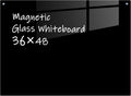Glass Magnetic Black Board - Frameless Dry Erase Writing Board