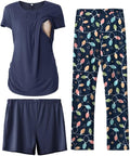 SUNNYBUY Womens Maternity Nursing Pajamas Set - Comfortable
