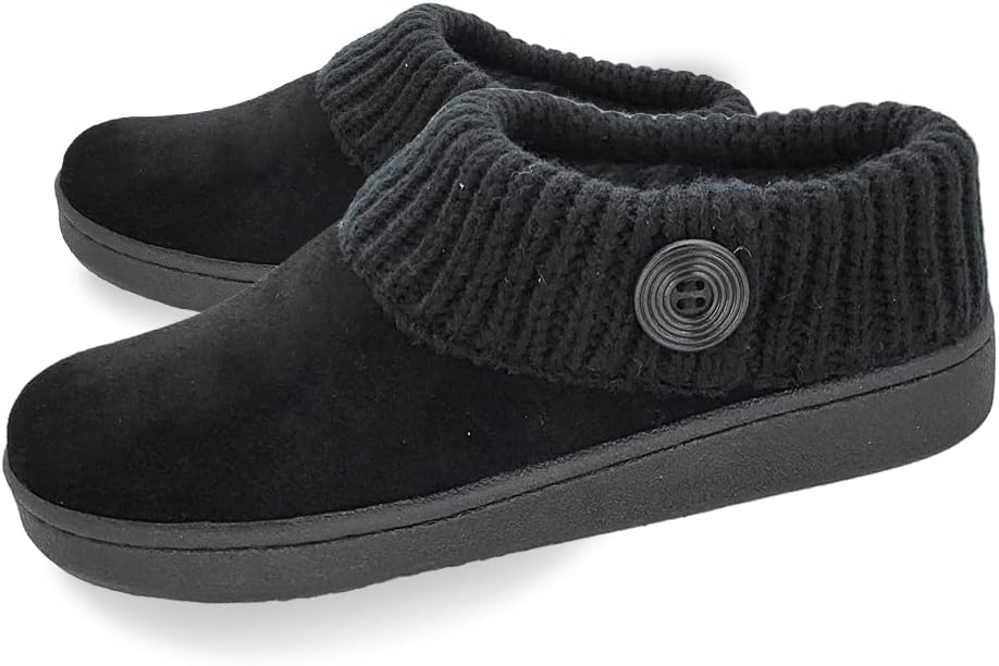 Clarks Women's Knit Scuff Slippers for Ultimate Comfort and Warmth
