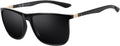Square Polarized Sunglasses for Men - Ultralight Carbon Fiber Men's