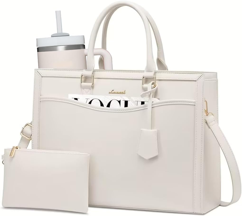 LOVEVOOK Laptop Tote Bag for Women - Stylish Work Briefcase