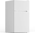 3.1 Cu.Ft Small Fridge with Freezer - Compact 2-Door Mini Refrigerator