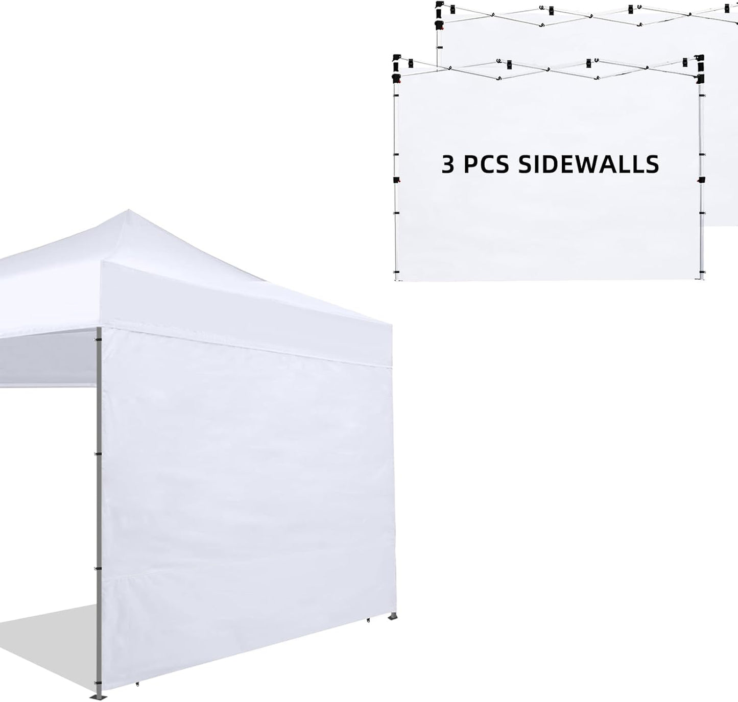 Canopy Tent Sidewalls for 10x10 Pop Up Canopy, 3 Pack Waterproof
