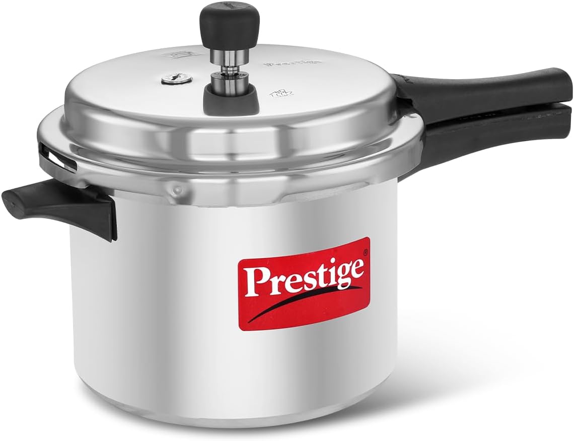 Prestige Popular Aluminum Pressure Cooker, 5 L, Silver Review
