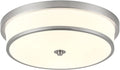 16 inch Flush Mount Ceiling Light - Brushed Nickel 3-Light