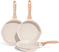 JEETEE Nonstick Frying Pans Set 3 Pcs 8ft 9.5ft 11ft - Granite