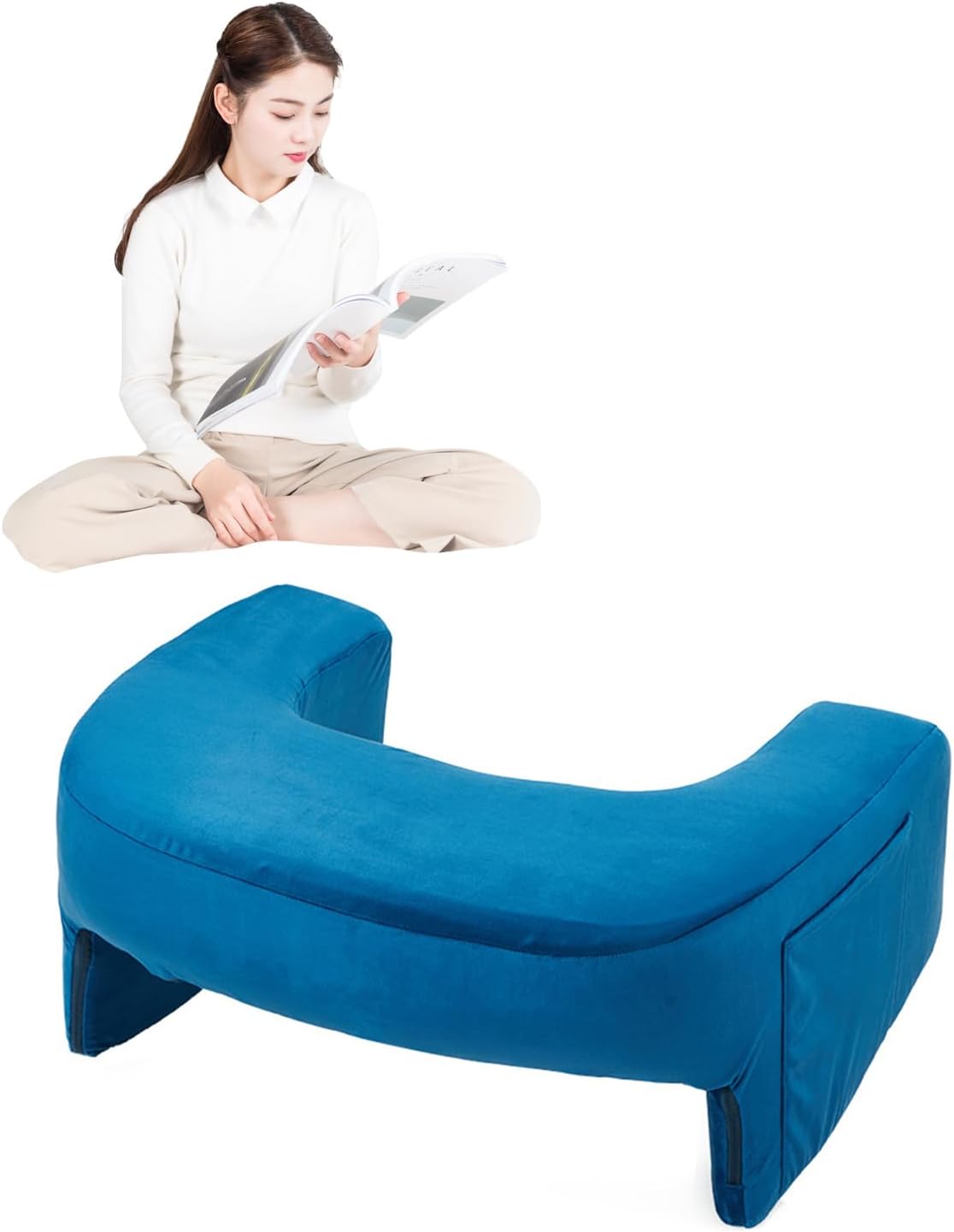 Ultimate Comfort Multi-Use Pillow in Blue