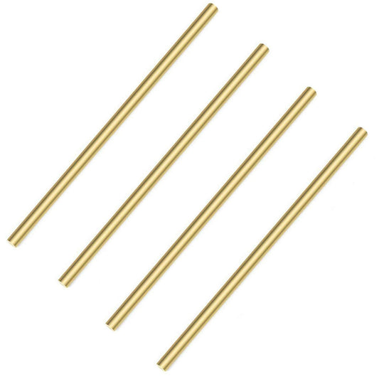4PCS 1/2 inch Solid Round Brass Rods for DIY Craft Projects