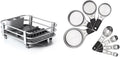 OXO Good Grips Aluminum Dish Rack with 8-Piece Measuring Set - Compact