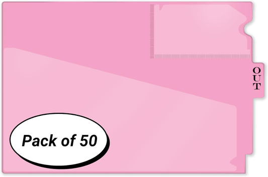 Center Tab Vinyl Outguides for Organized Filing Systems