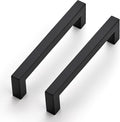 JOY DECOR 25 Pack Cabinet Handles Black 5 in Hole Center - Durable