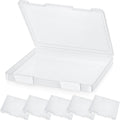 PerKoop Clear A4 File Box 6-Pack - Compact Document Storage
