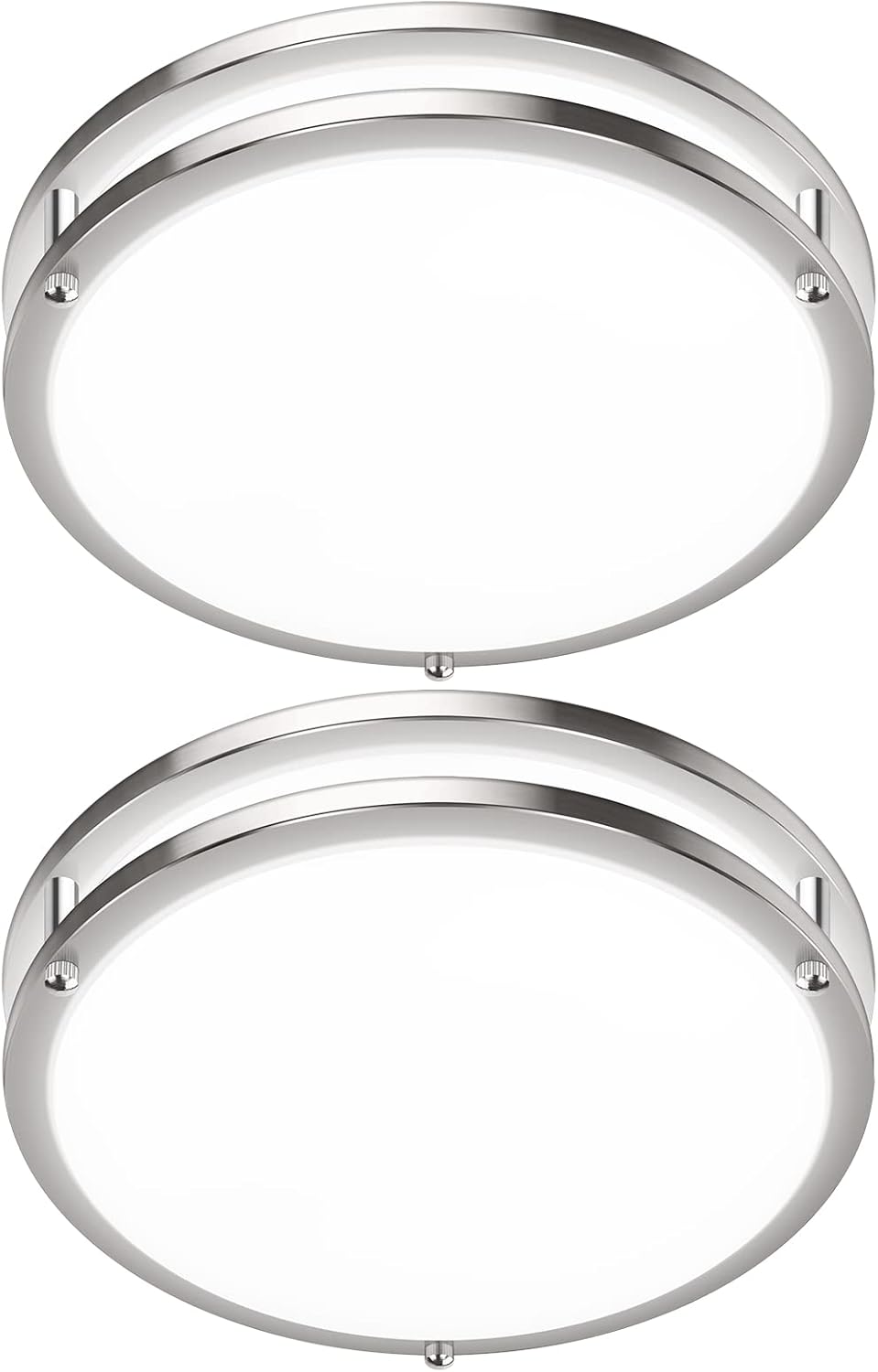 2-Pack 36W LED Ceiling Light Fixture for Modern Home Decor