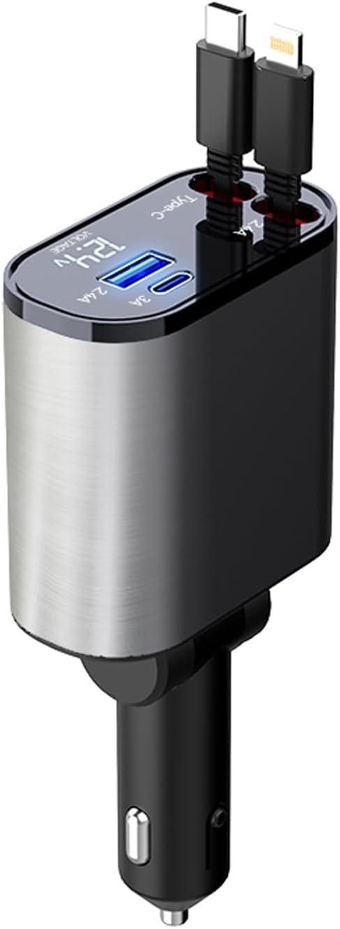 Fast Charge Car Charger USB C for iPhone