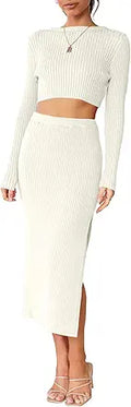 ANRABESS Women's 2 Piece Outfits Dress for Fall Fashion