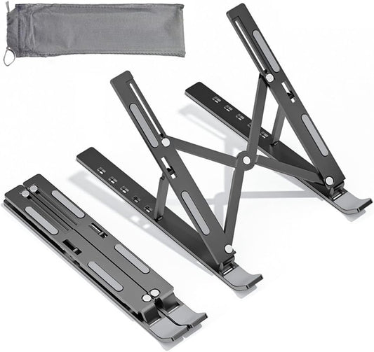 Qziano Portable Laptop Stand: Ergonomic & Adjustable