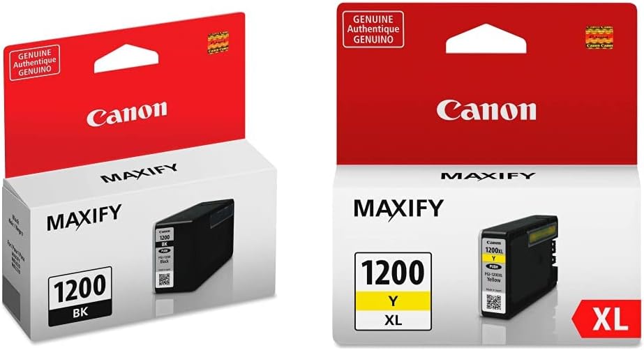 Canon PGI-1200 Pigment Black Ink Tank for Crisp Text Printing