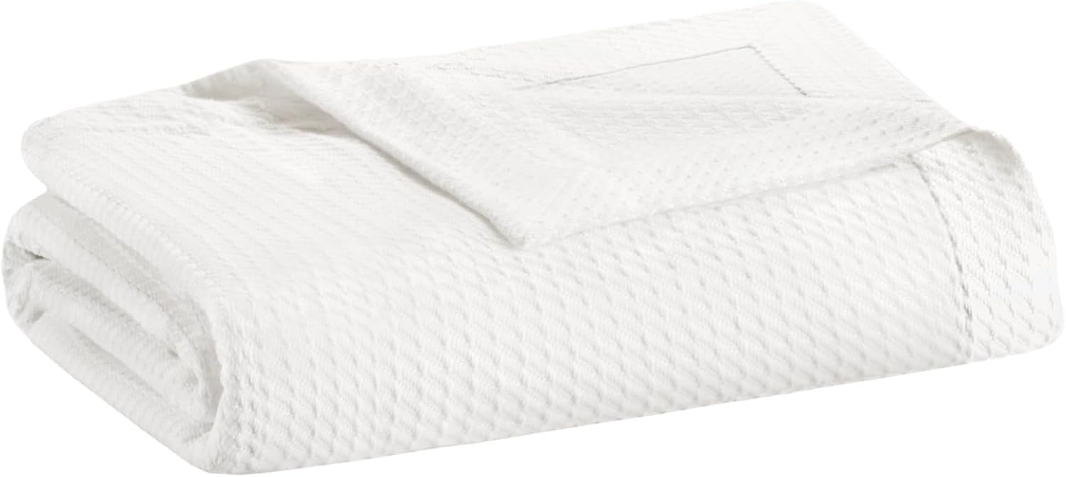 Madison Park Egyptian Cotton Luxury Blanket for Cozy Comfort
