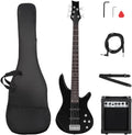 Electric Bass Guitar 5 String with 20W Amp - Beginner Friendly