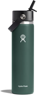 Hydro Flask 24 Oz Wide Flex Straw Cap Fir - Leakproof, 24 Hr Cold