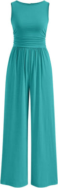 One Piece Jumpsuits for Women Sleeveless Wide Leg Romper (Style XJ21)