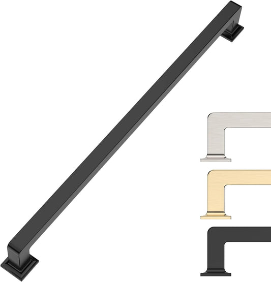 10 Inch Matte Black Cabinet Pulls - Stylish Kitchen Handles