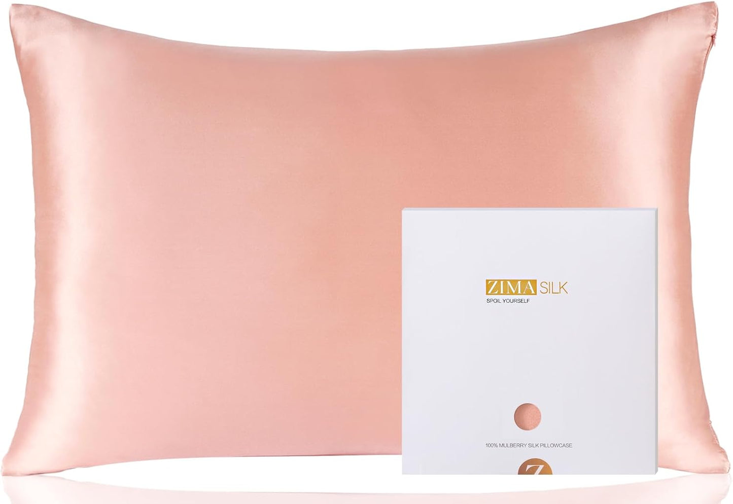 ZIMASILK 100% Pure Mulberry Silk Pillowcase for Hair Health