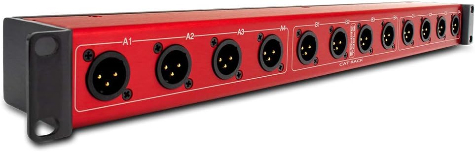Sound Tools CAT Rack Male - Male XLR Rack Mount Stage Box