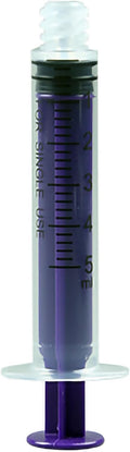 ENFit Syringe 5ml - Clear ENFit Tip, Bulk Pack 500