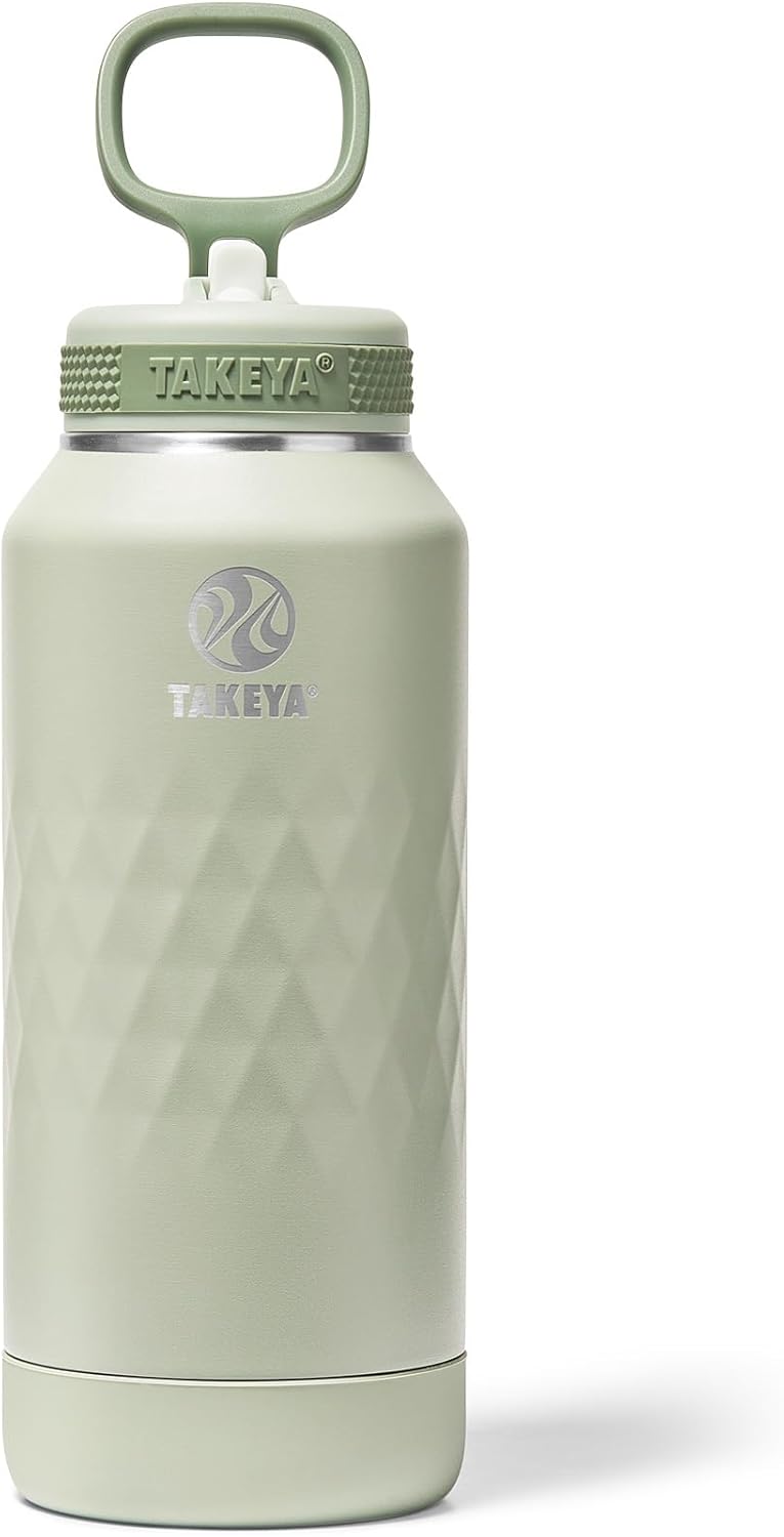 Takeya Sport 32 oz Triple-Insulated Water Bottle for Hydration