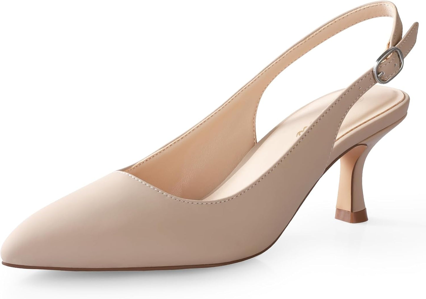 Chic Women's Slingback Kitten Heels for Dress and Casual Wear