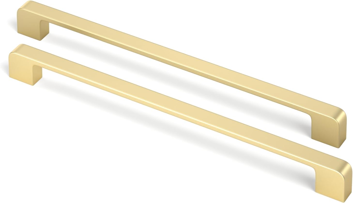 Rergy Cabinet Pulls Kitchen Handles for Cabinets, 10-Pack Gold