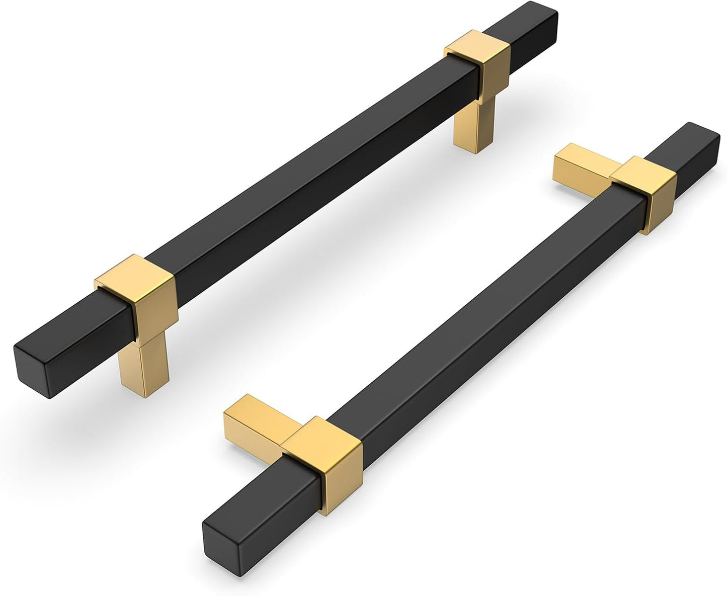 Modern Black and Gold Cabinet Pulls for Stylish Home Decor