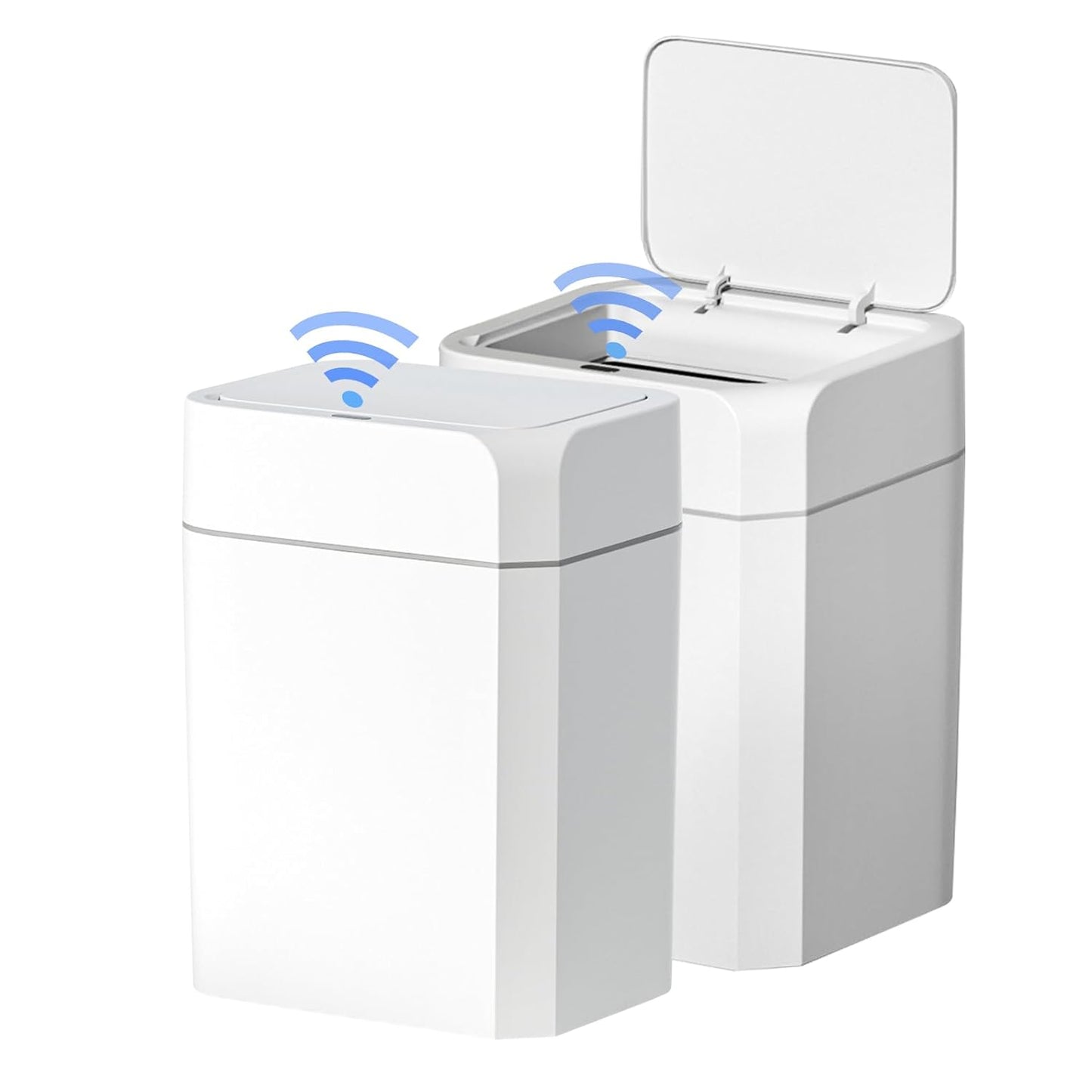 Smart Motion Sensor Trash Can Set for Modern Bathroom Decor