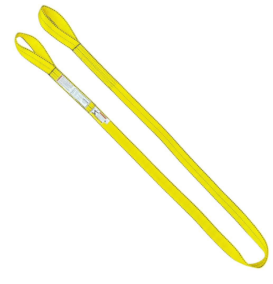 LIFTEX Polyester Lifting Sling 3in x 9ft for Heavy Duty Use