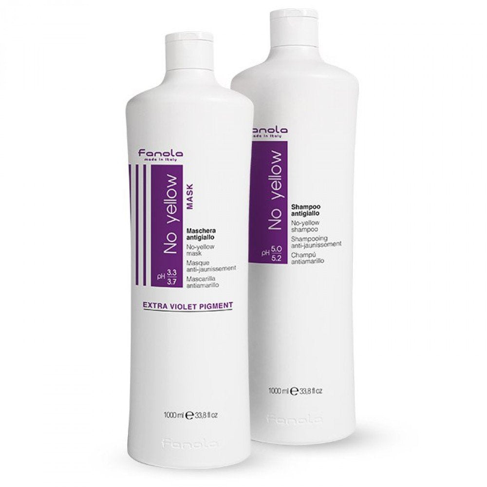 No Yellow Shampoo & Mask for Blonde, Silver, and Gray Hair