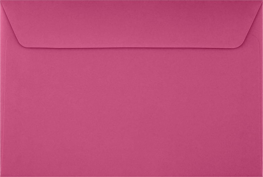 LUXPaper 6 x 9 Magenta Pink Booklet Envelopes for Every Occasion