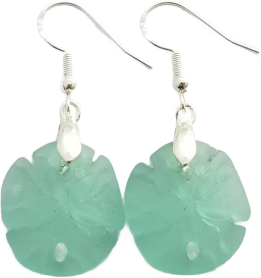 Yinahawaii Handmade Sea Glass Earrings for Beach Lovers